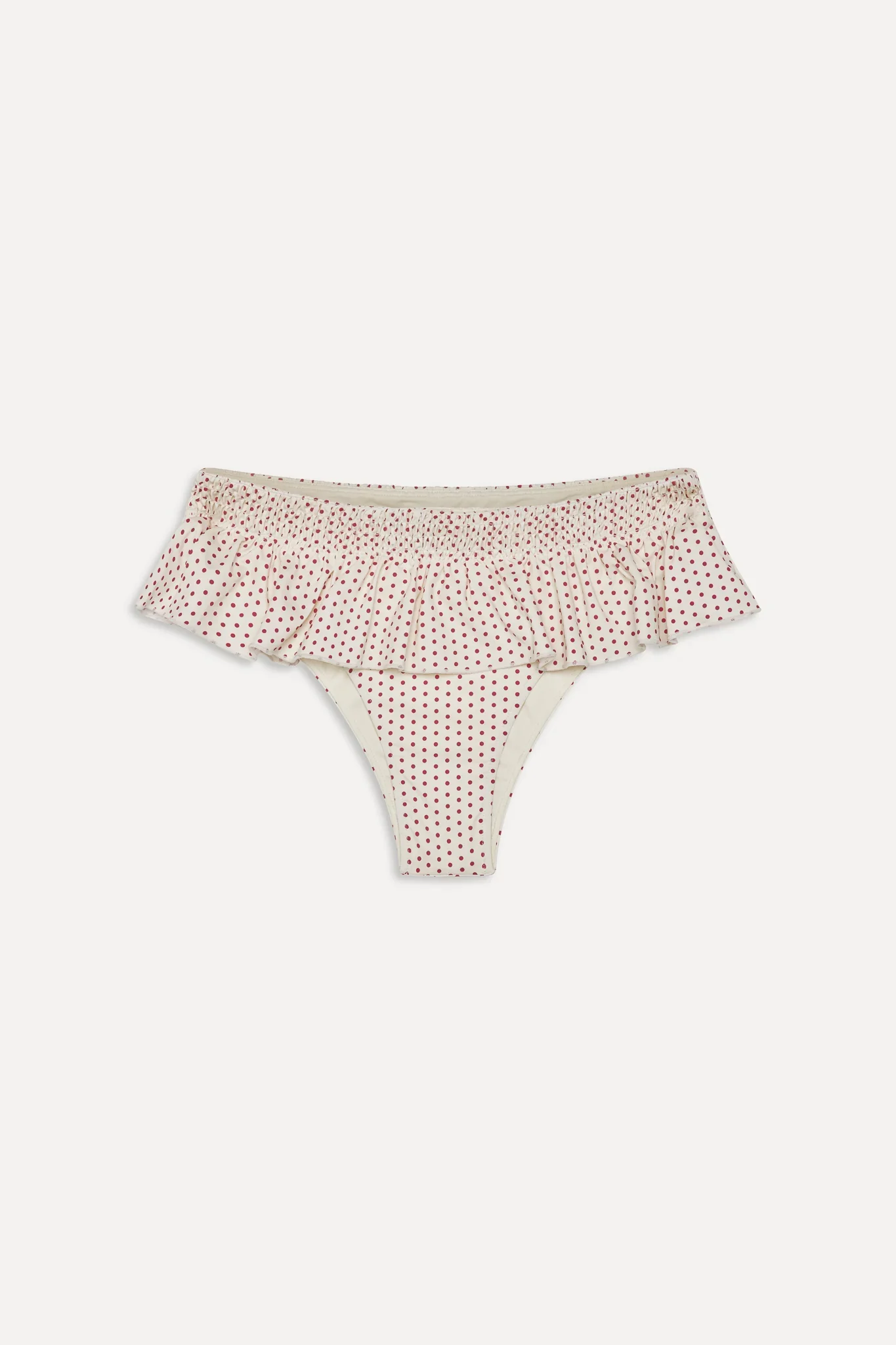 x BELLA HADID Sunday Swim Skirt - Strawberry Polka Dot