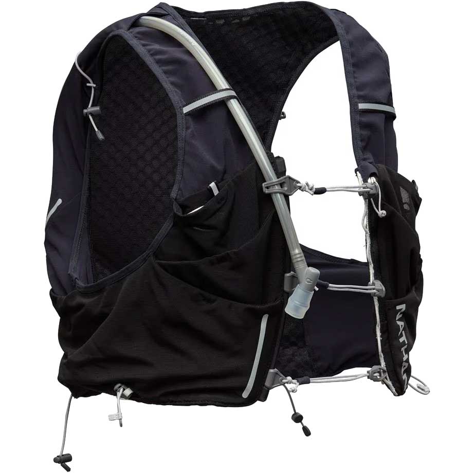 Nathan Sports Pinnacle Pro Hydration Race Vest - 12L - black/reflective silver