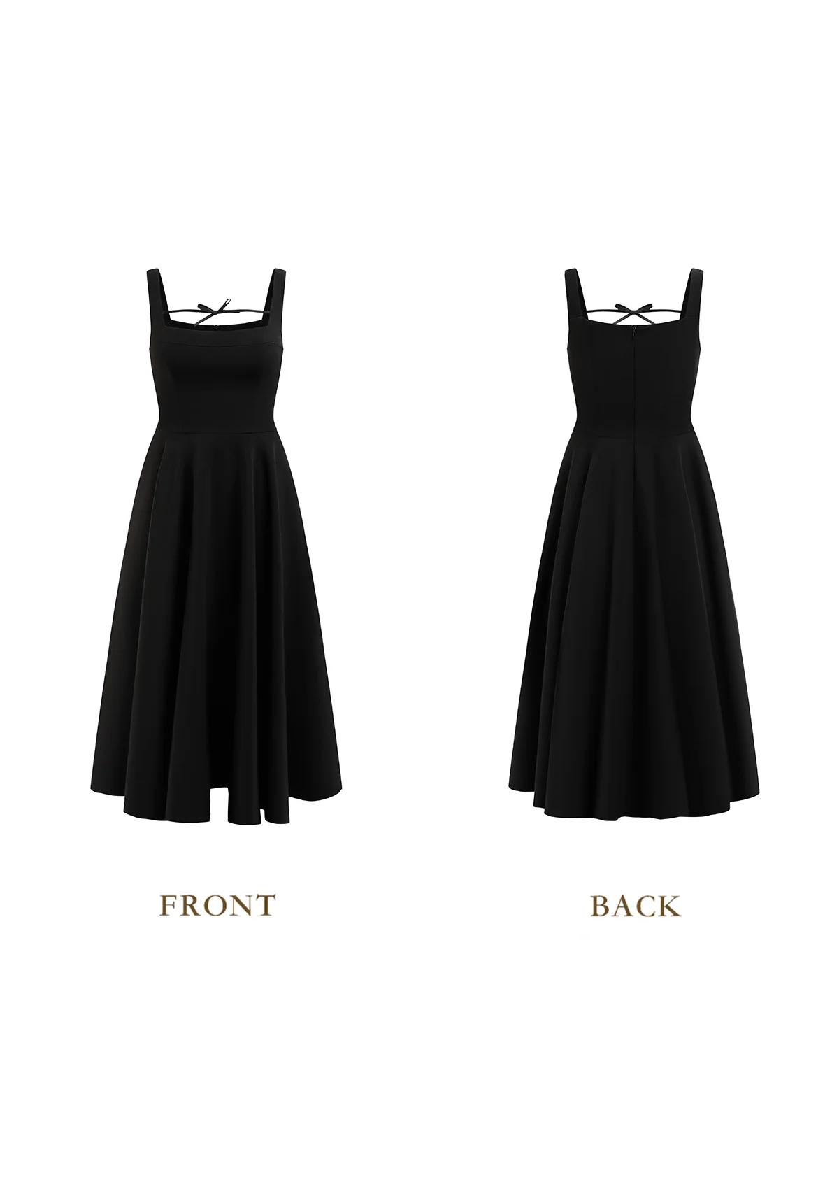 Beyond Campus Black Dress(Long)