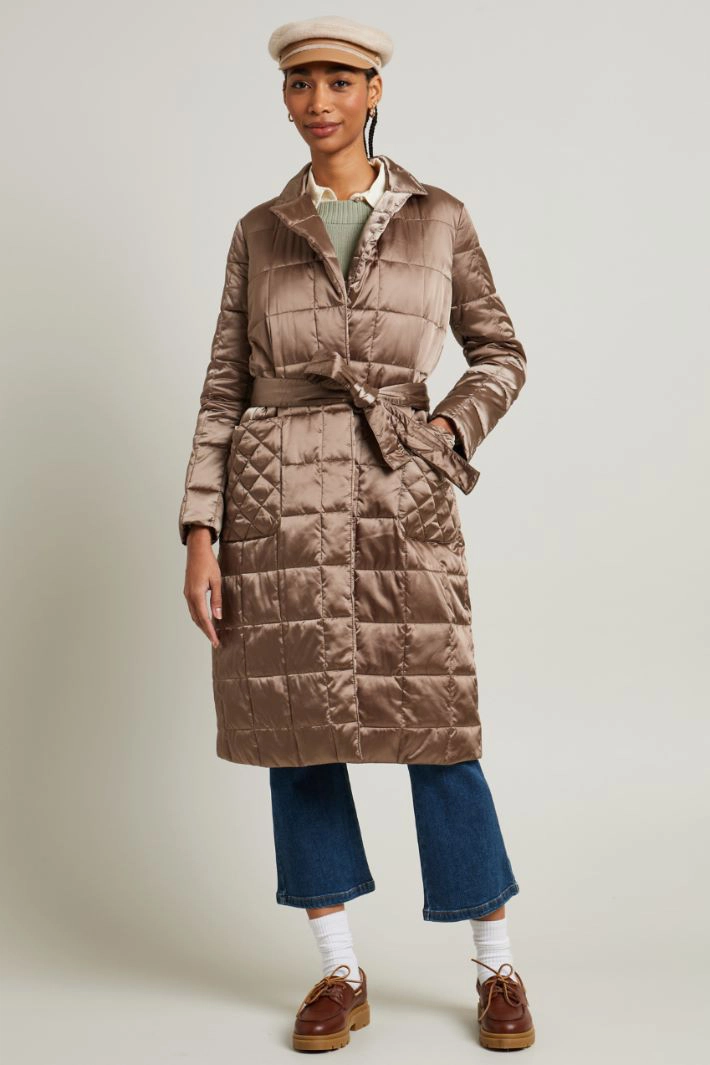 Padded coat - BRONZE