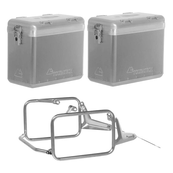Touratech ZEGA Mundo 38/38 suitcase - Gray support included - AluminumBMW 1300 R 1300 GS - 2023 - 2026Ref: Trt01281A / 01-035-6110-0