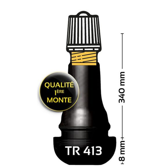 Right Bihr Valve Tr413 Universal - BlackRef: BI0077 / 1052890