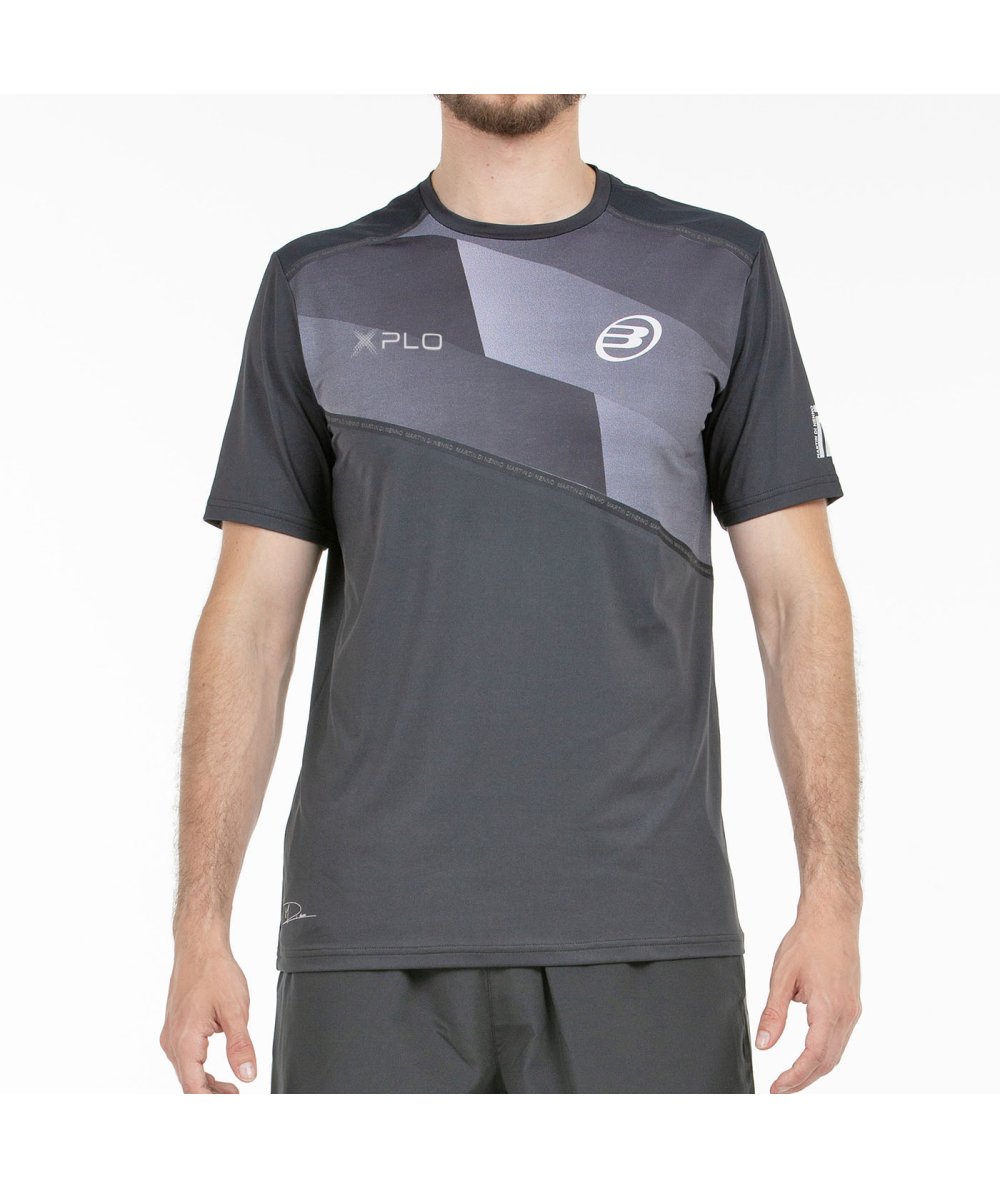T-SHIRT BULLPADEL DI NENNO 25V BLACK
