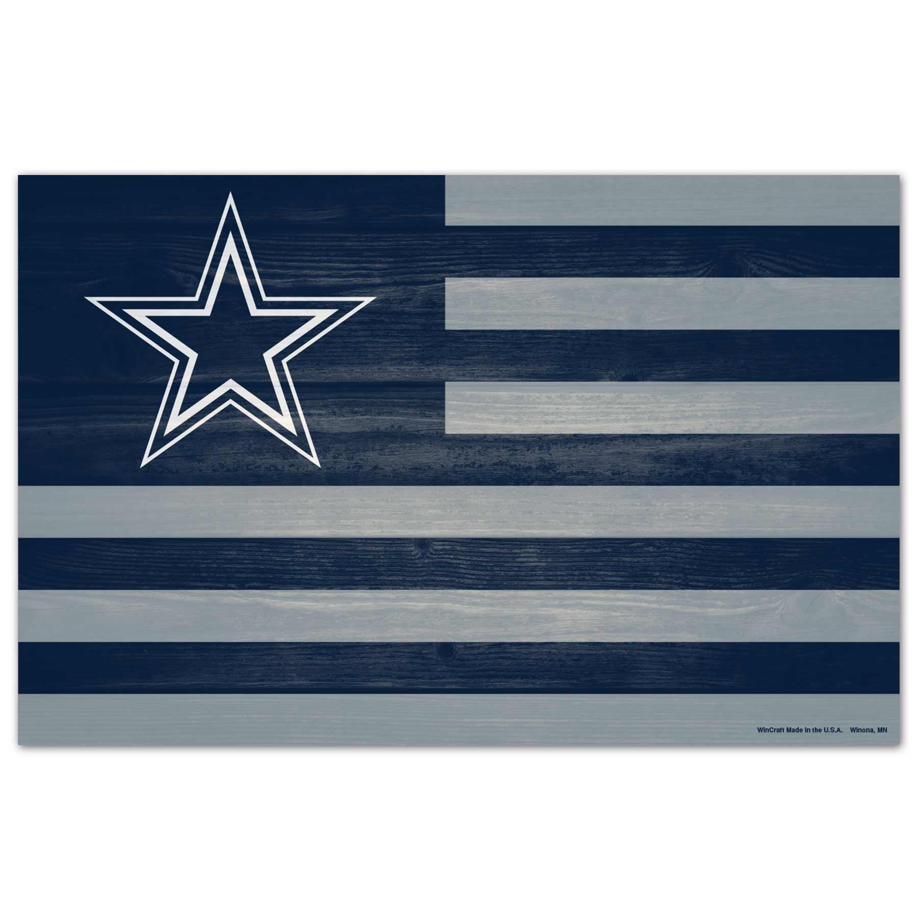 Dallas Cowboys WinCraft NFL Americana Wood Sign