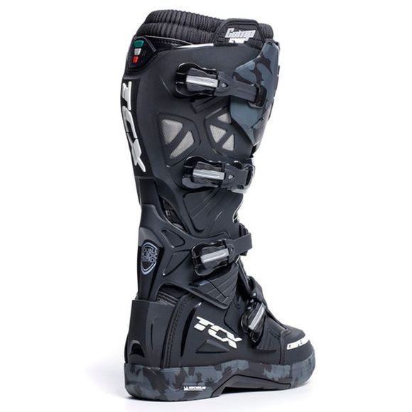Bottes cross TCX Boots COMP EVO 2 - MICHELIN - BLACK CAMO 2024 - Noir / GrisRef : OX0354