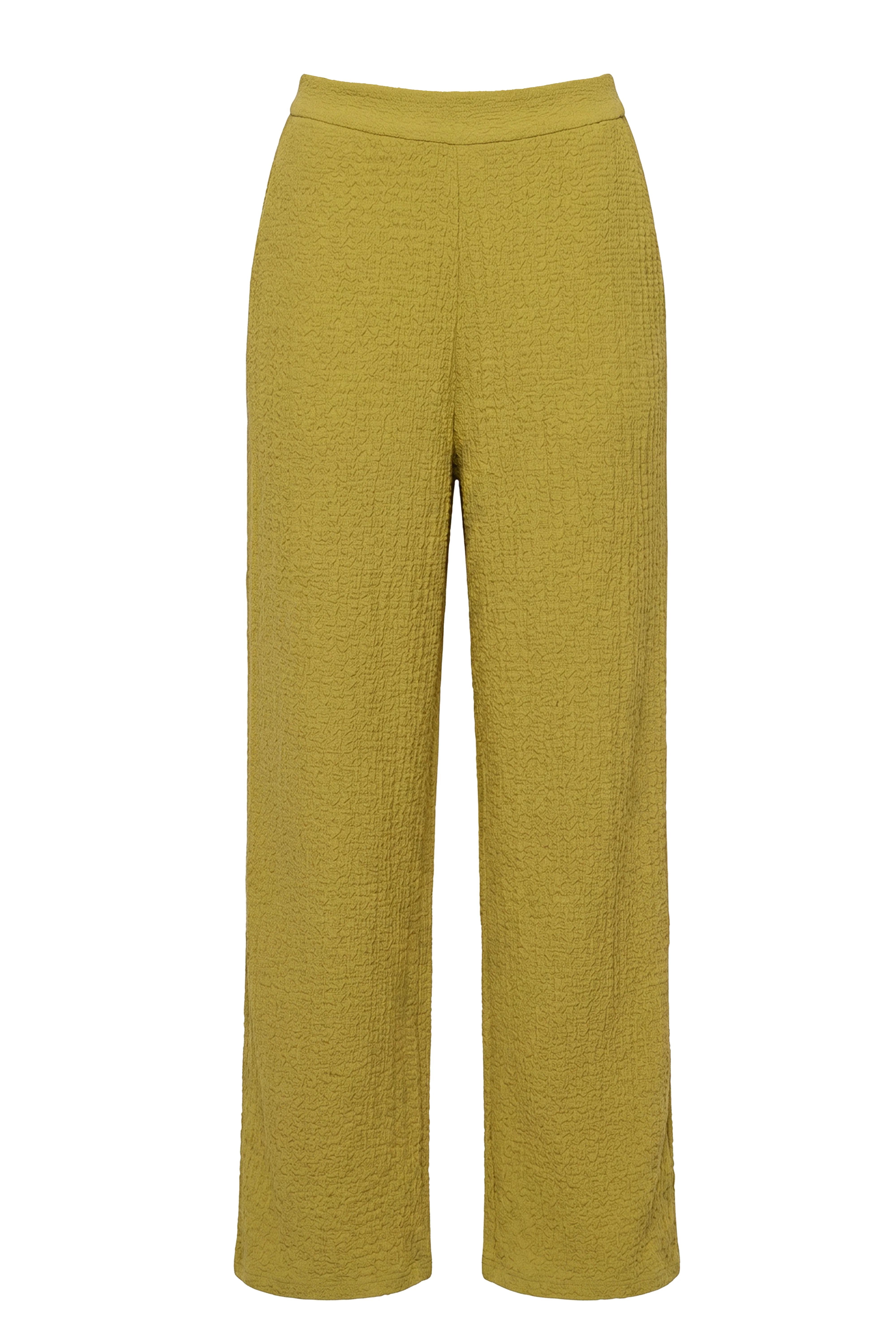 Lime Unwind Textured Pants