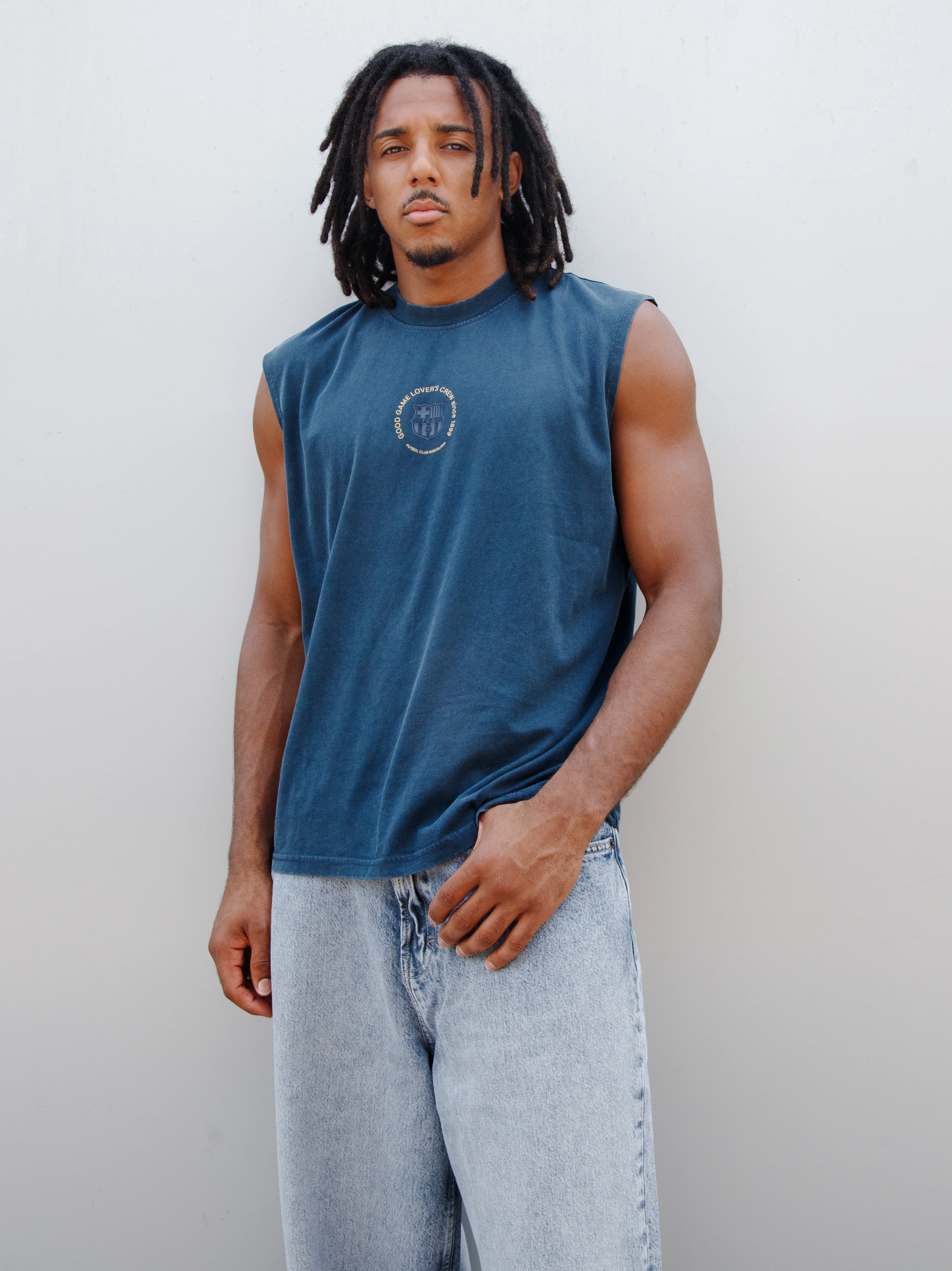 Tank Top Navy Barça Essentials