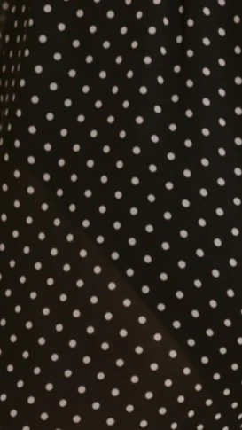 Reda Semi Sheer Pants - Black/White Spot