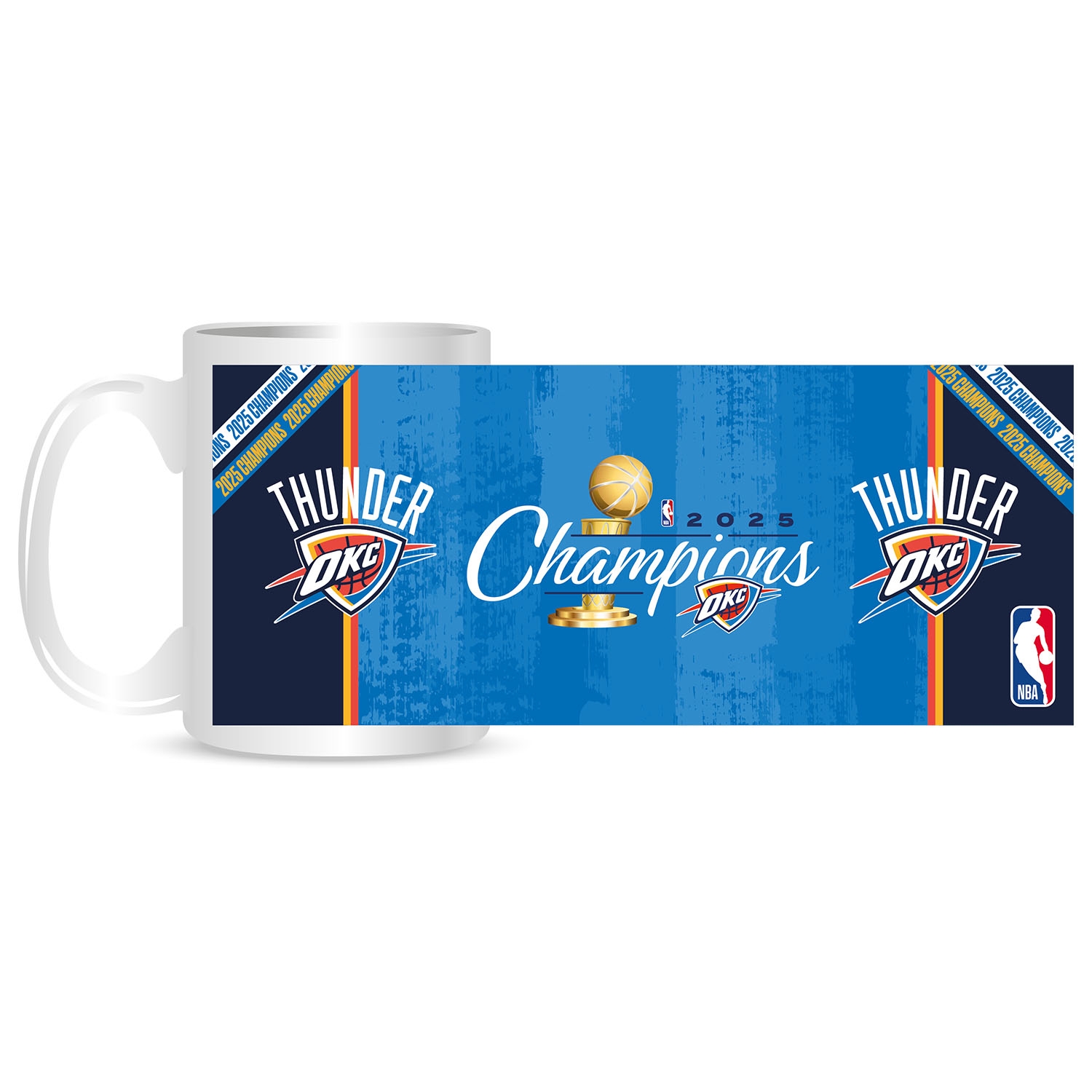 Oklahoma City Thunder 2025 NBA Champions Mug (330 ml)