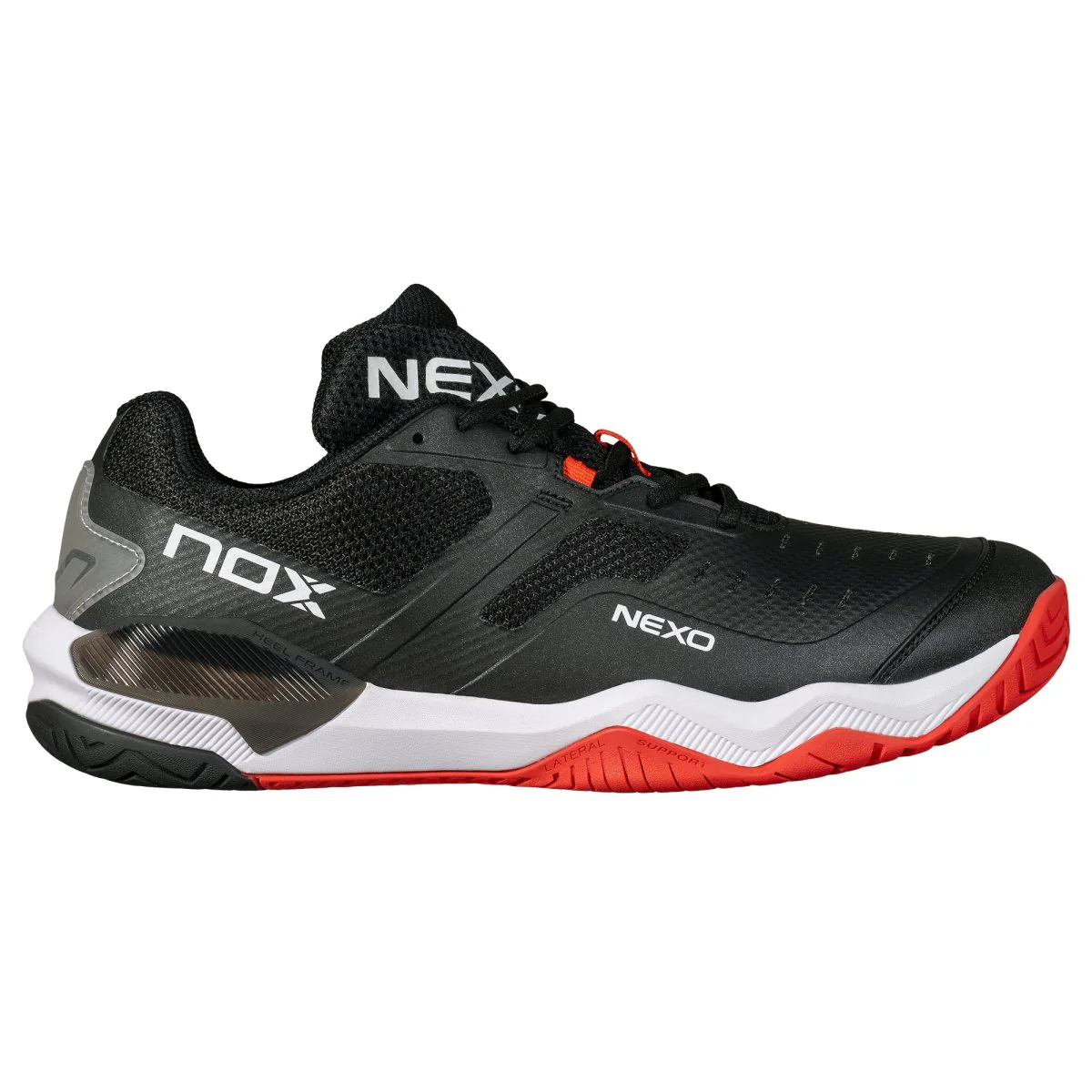 Pickleball LUX NEXO Shoes Black/Lava Red
