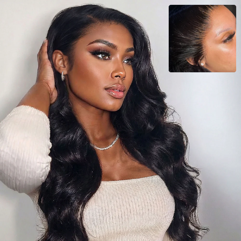 Megalook Zero-Wear™ Truly Snap & Go HD Lace Wig Body Wave 13x6 Glueless 100% Human Hair Wigs Seamless Fit All Skins