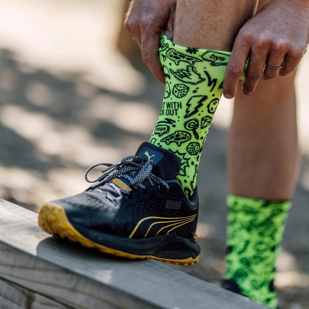 Sox Footwear Fluo Socks - fluo doodle