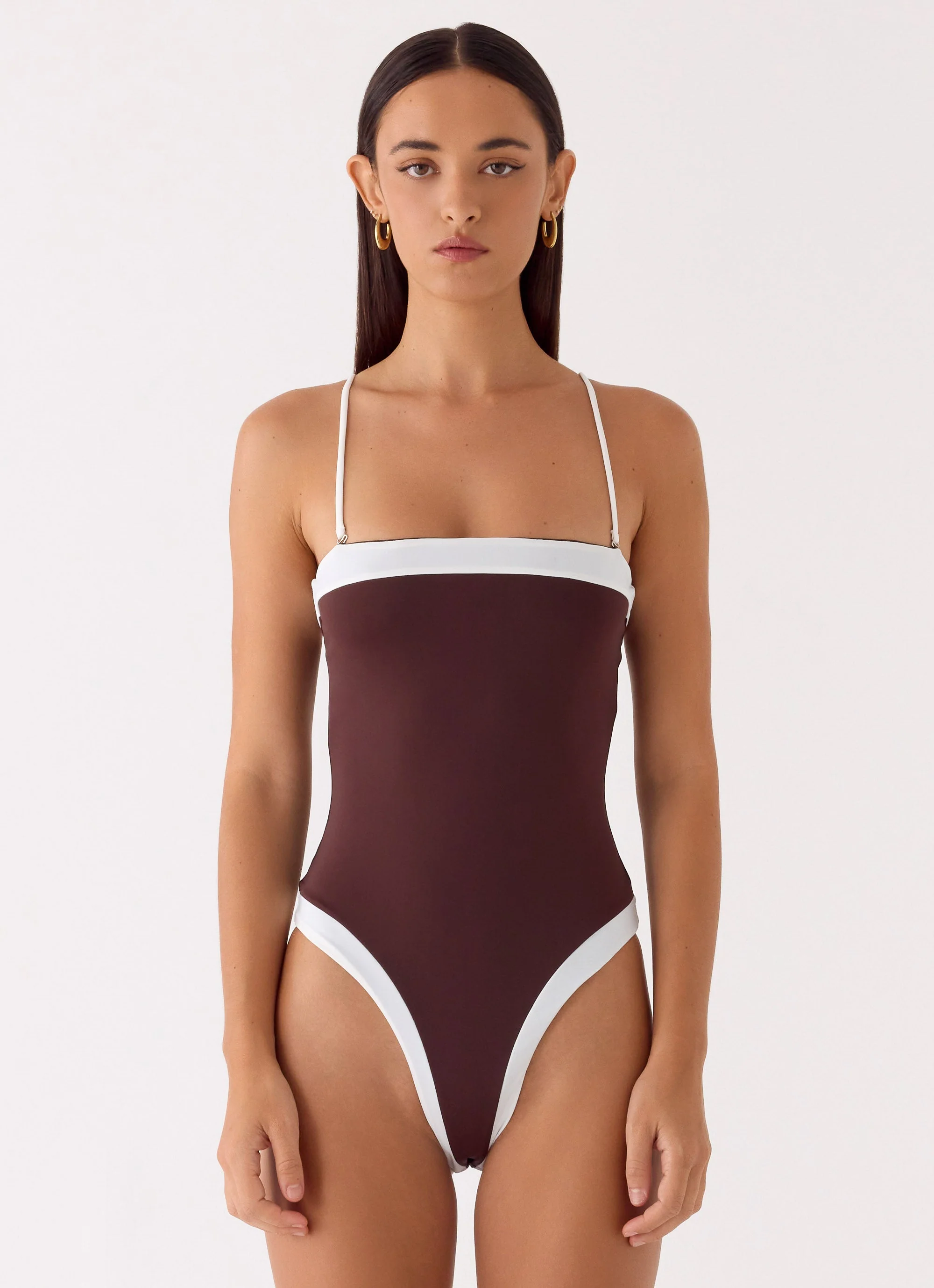 Shevie One Piece Swimsuit - Chocolate