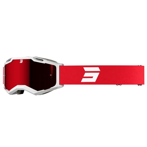 Shot IRIS 2.0 cross mask - TECH WHITE RED GLOSSY 2023 - White / RedRef : SO2262 / A09-29A1-C10