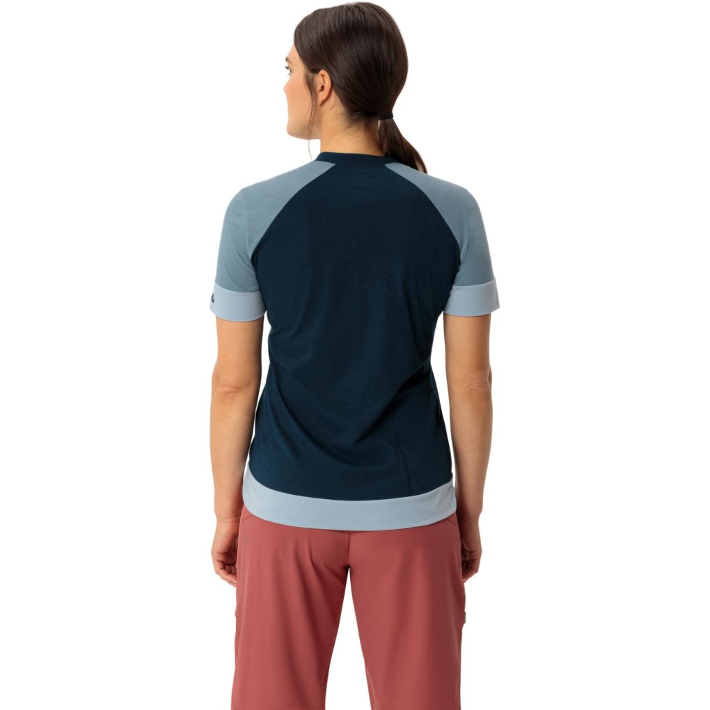 Vaude Altissimo Q-Zip Shirt Women - dark sea/nordic blue
