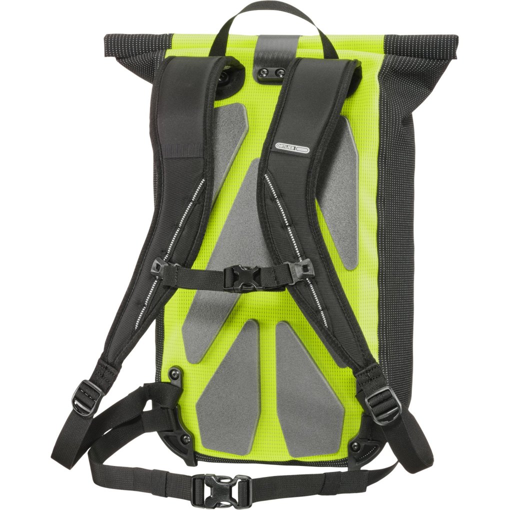 ORTLIEB Velocity High Visibility - Backpack - 23L - neon yellow-black reflective