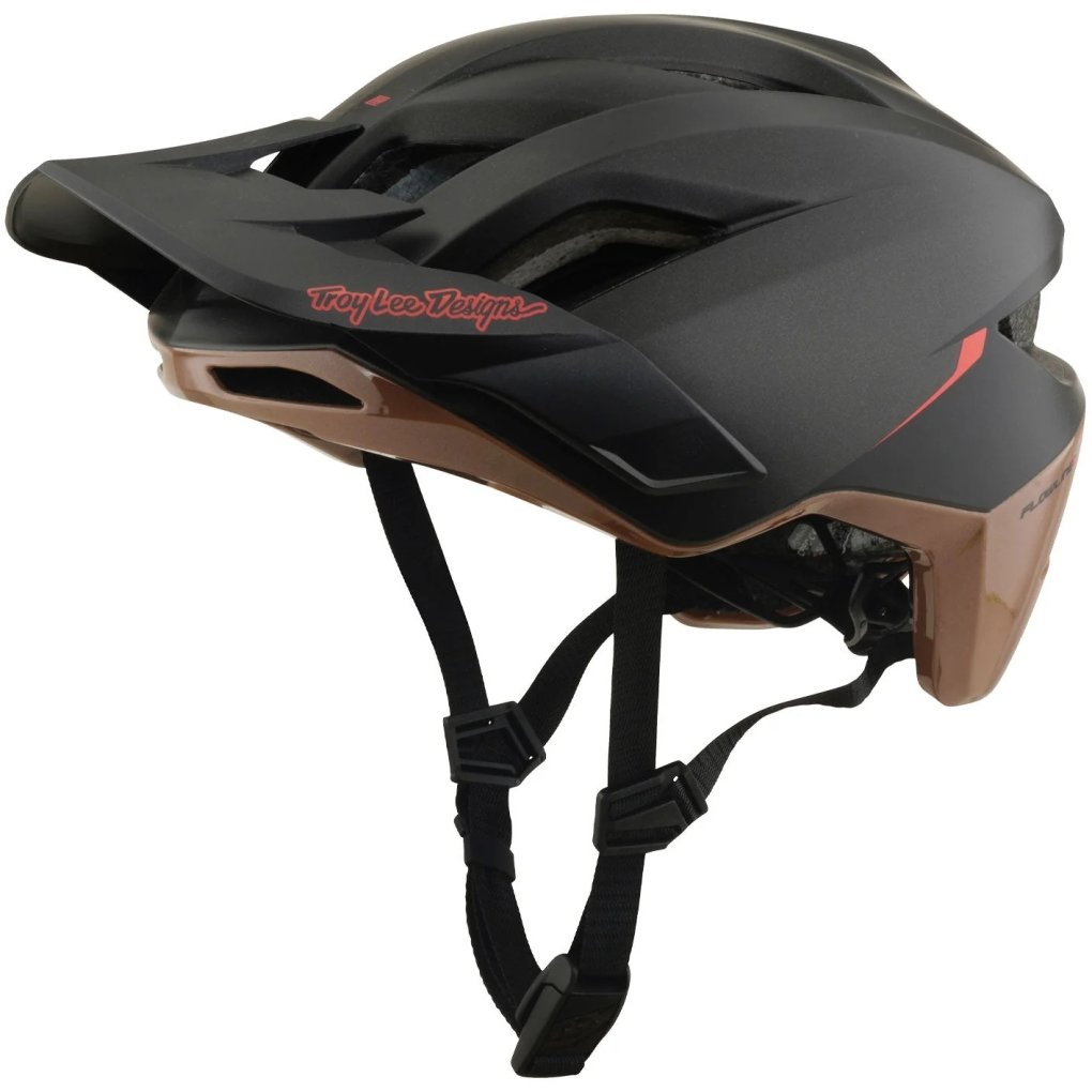 Troy Lee Designs Flowline SE MIPS Helmet - Stacks Charcoal/Sienna