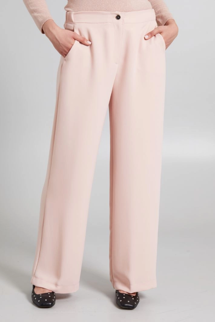 Cady palazzo trousers - PINK
