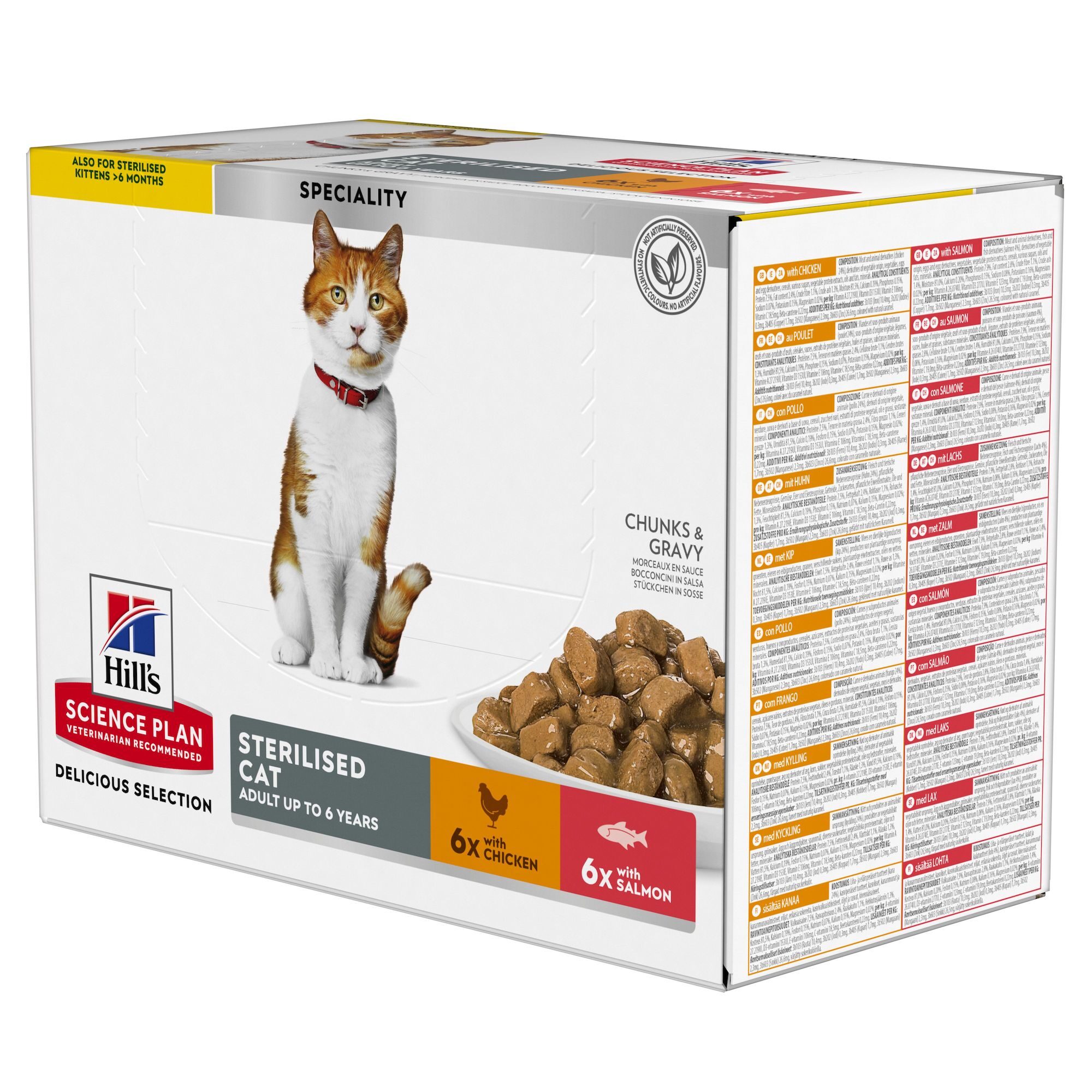 Hill's Science Plan - Feline Adult - Sterilised Fav. Selection 12x 85