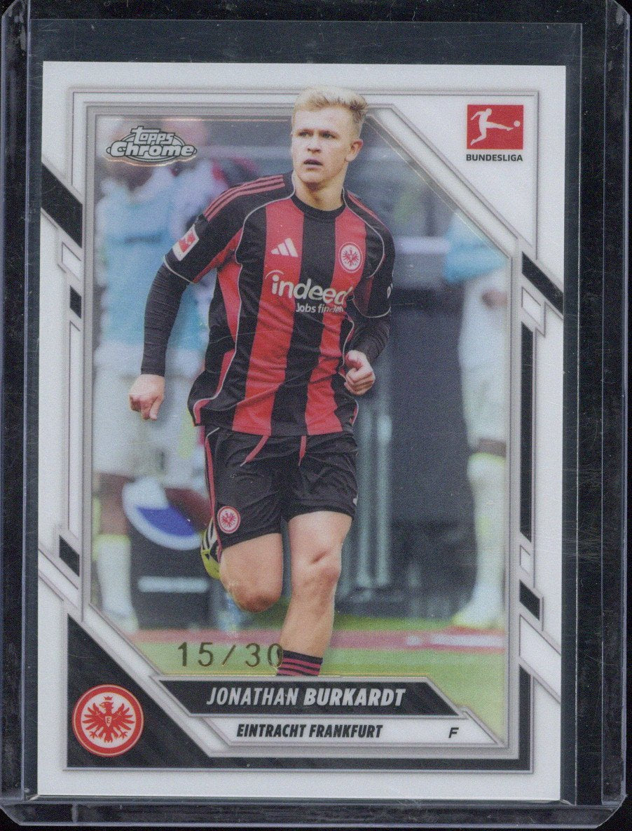 2025-26 Topps Chrome Jonathan Burkhardt /30 #28