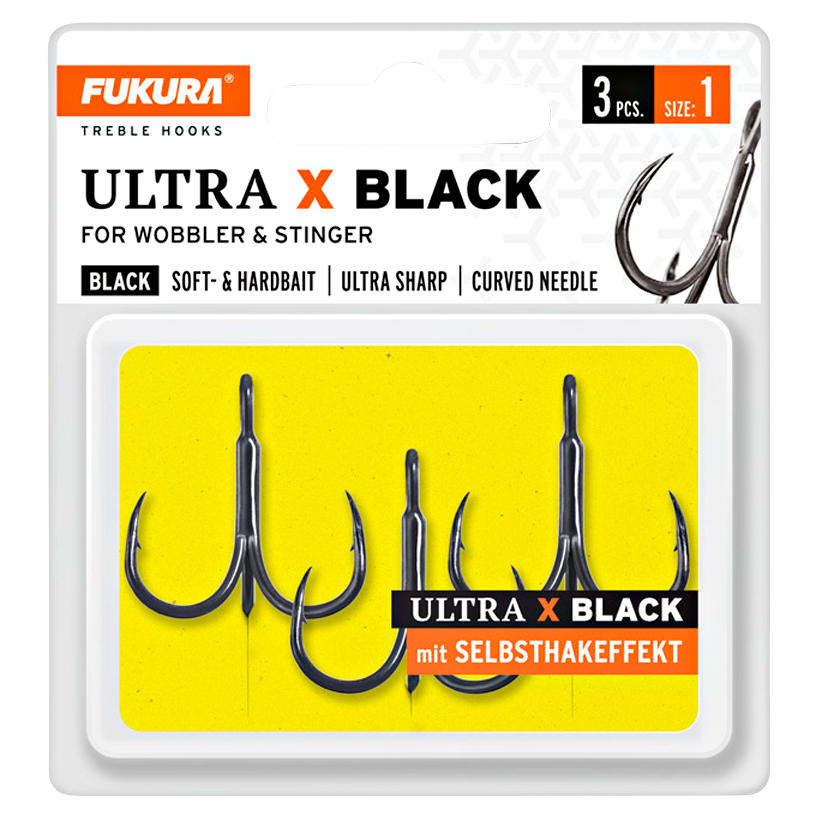 Lieblingsköder Fukura Ultra X Drillinge (black)