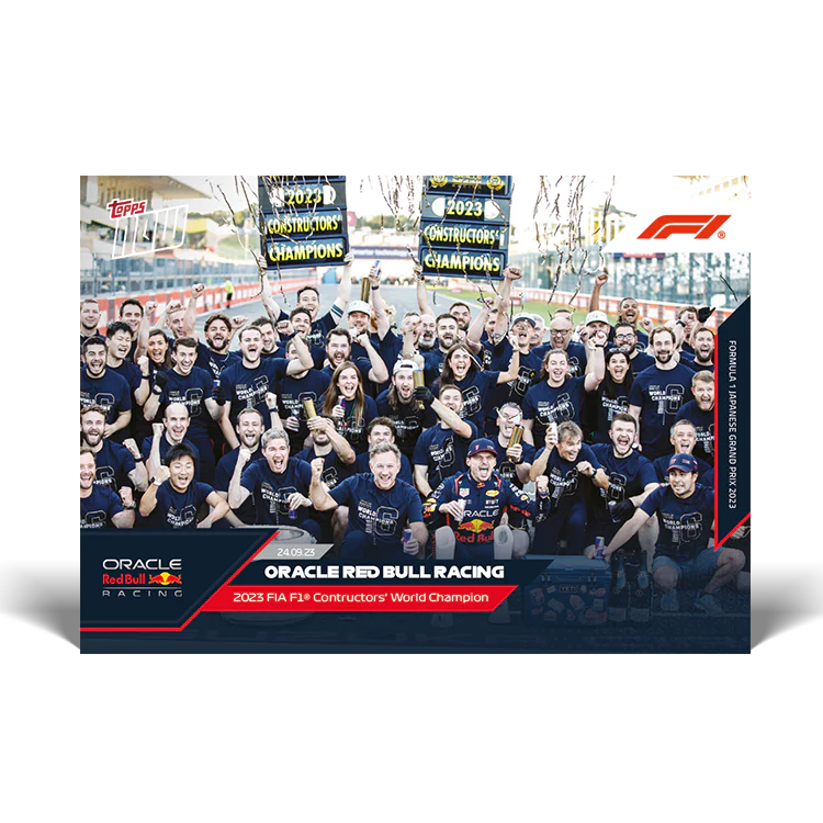Topps UK - Oracle Red Bull Racing - 2023 FIA World Constructor's Champions - F1 TOPPS NOW® Card #49