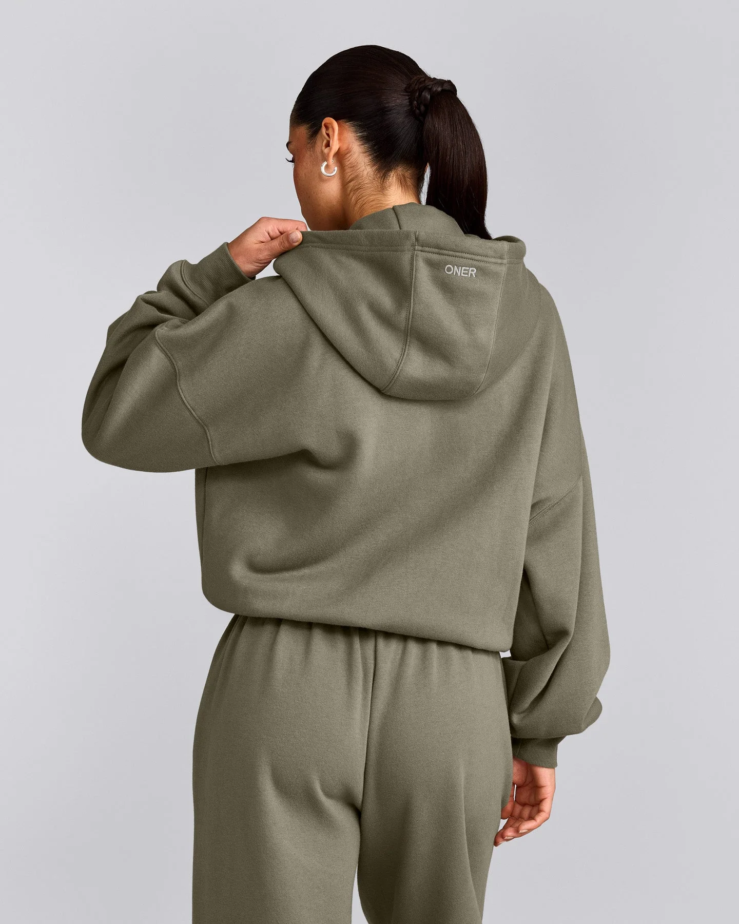 Foundations All Season Zip Through Hoodie | Alpine Green