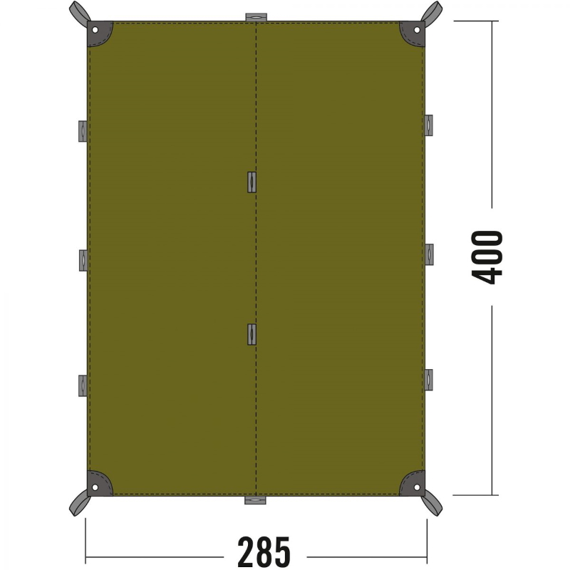 Tatonka Tarp 4 - light olive