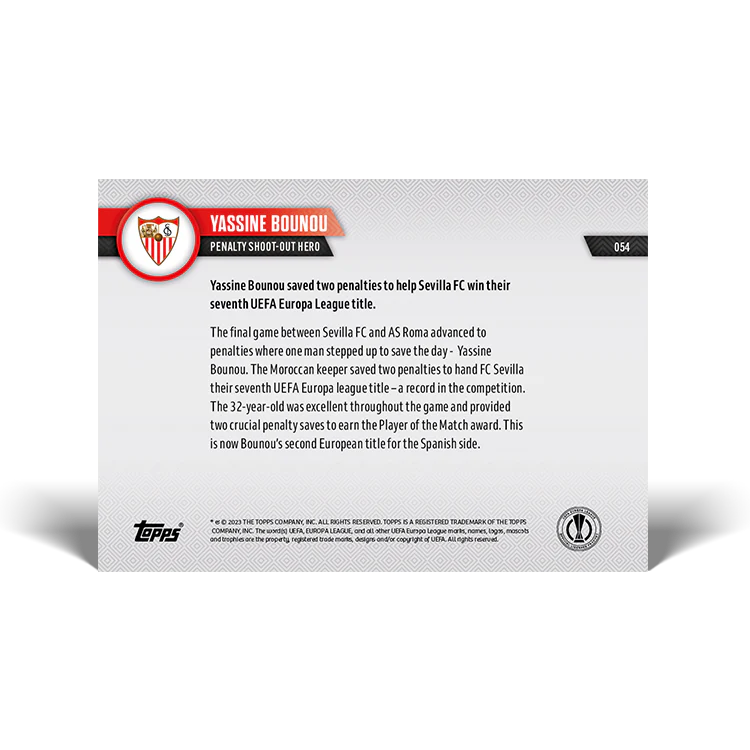 Topps UK - Penalty shoot-out hero - EL TOPPS NOW® Card #54