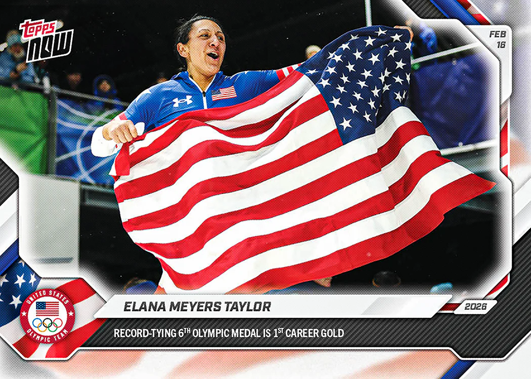 Elana Meyers Taylor - 2026 Olympics Topps NOW® - Card 11 - PR: 946