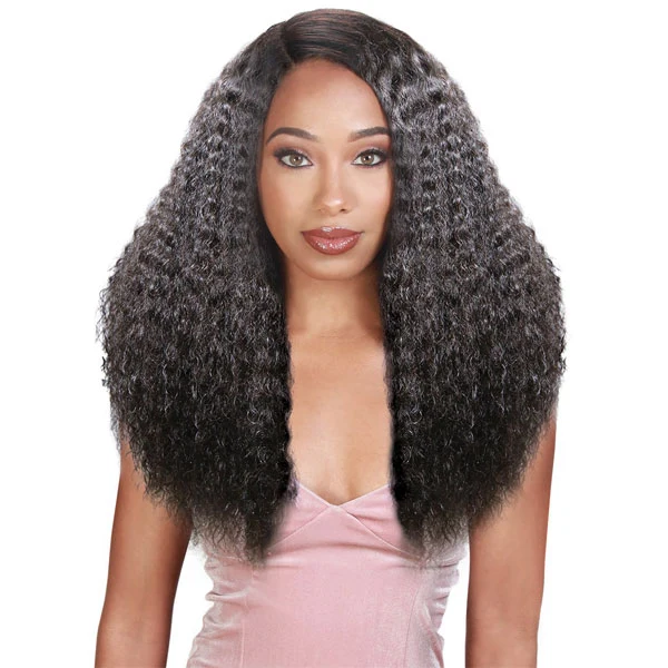 Zury Sis Only Blue Brazilian Unprocessed Virgin Remy Human Hair Weave - WET & WAVY WATER WAVE+4x4 Lace Closure 18/20/22