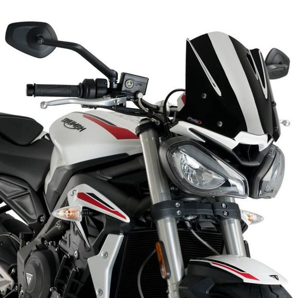 Puig SPORT windshield for S-R-RS version - BlackRef: 20432