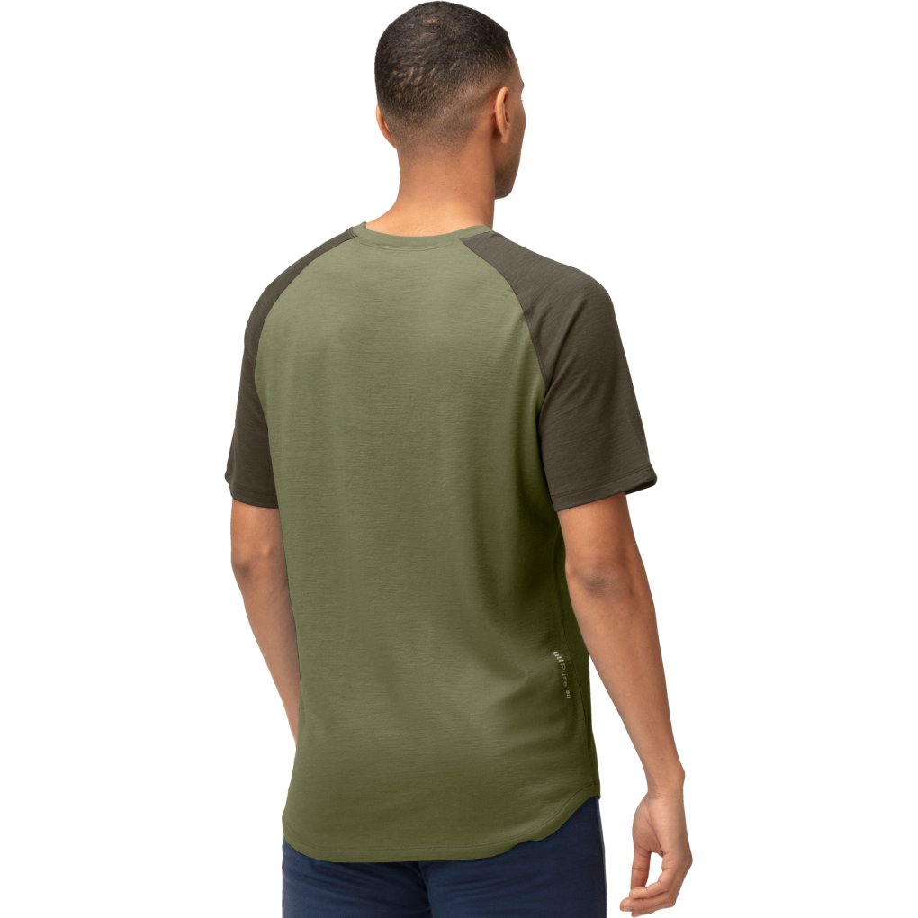 Norrona femund pureUll Base Layer T-Shirt Men - Loden Green