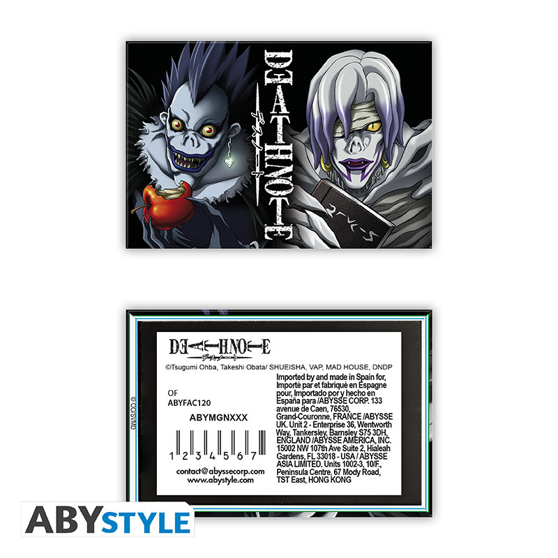 DEATH NOTE Standard Magnet Ryuk & Rem