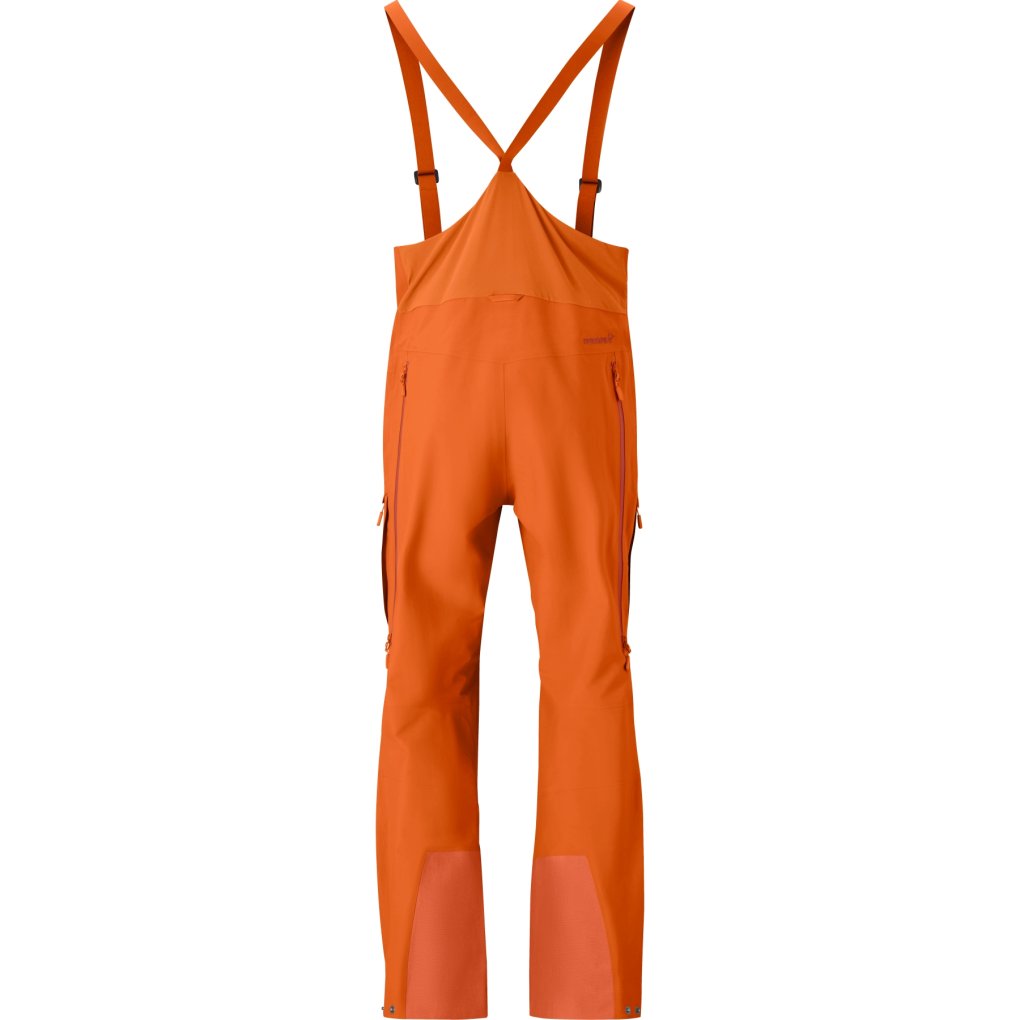 Norrona møre Gore-Tex Salopette Men - Gold Flame
