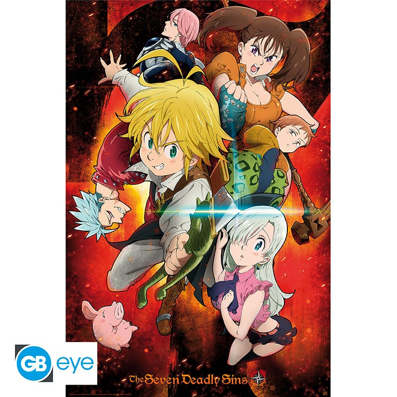 THE SEVEN DEADLY SINS Poster Characters (91,5x61cm)