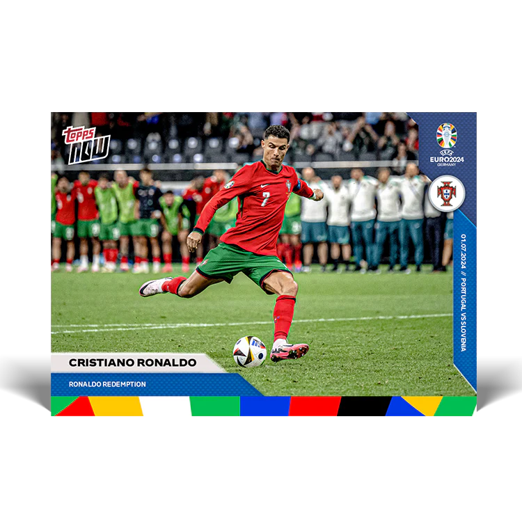 Cristiano Ronaldo - Ronaldo Redemption- EURO 2024 TOPPS NOW® Card 40
