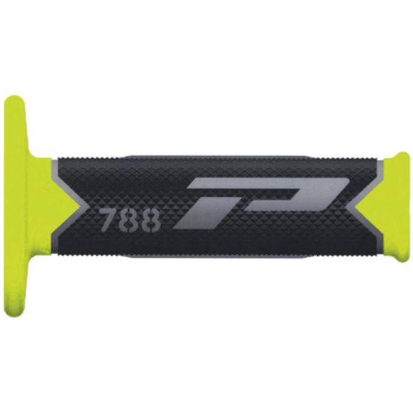 Progrip MX 788 Universal Handlebar Grips - Gray / YellowRef: PRG0054