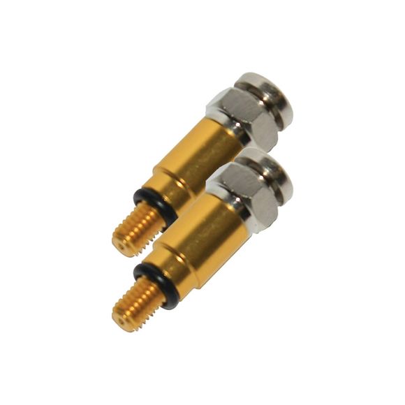 Bike It Fork Air Bleeders M4x0.7 for KTM WP 43 48 MM Universal - YellowRef: BIK0067