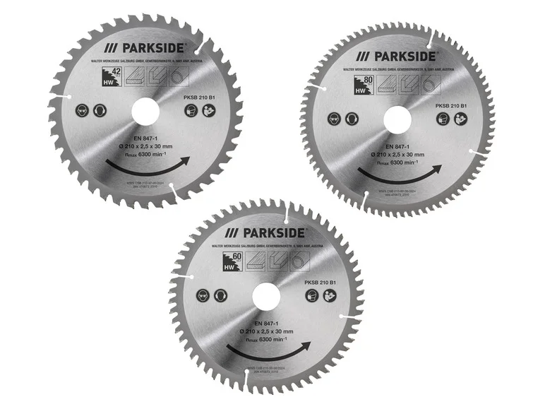 Lame de scie circulaire PKSB 210 B1, Ø 21 cm