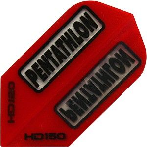 HD 150 Pentathlon Flights slim red