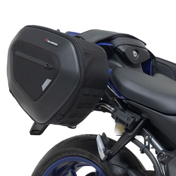 SW-MOTECH PRO BLAZE saddlebags (2 x 20 liters) WITH RACK - BlackYAMAHA 700 R7 - 2021 - 2025Ref: bc.hta.06.740.32000