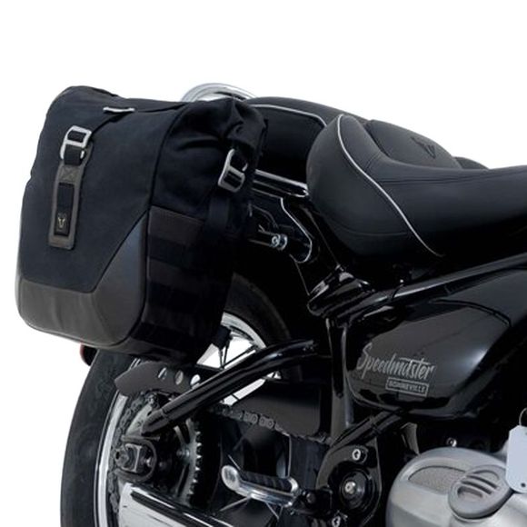 SW-MOTECH Legend Gear Black Edition Saddlebags - Pair of Lateral Saddlebags (2 x 13.5 liters) with Mounts - BlackRef: bc.hta.11.902.20101