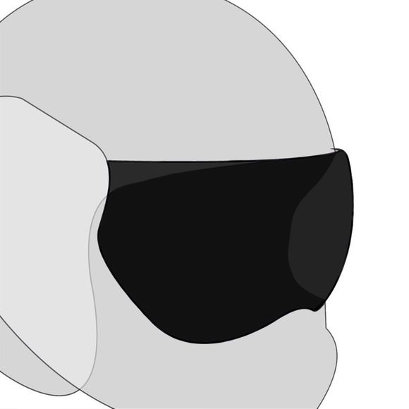 ROOF CRYSTAL and SOLAR helmet screen - BOXER V8 - V8 S - ALPHA - BlackRef: Ro0057-C4447 / 10228100