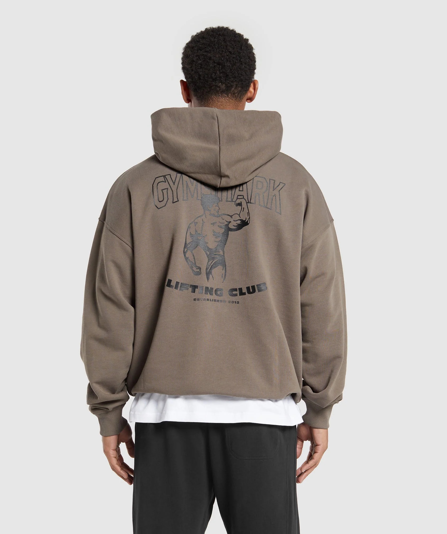 Built in the UK Hoodie Camo Brown