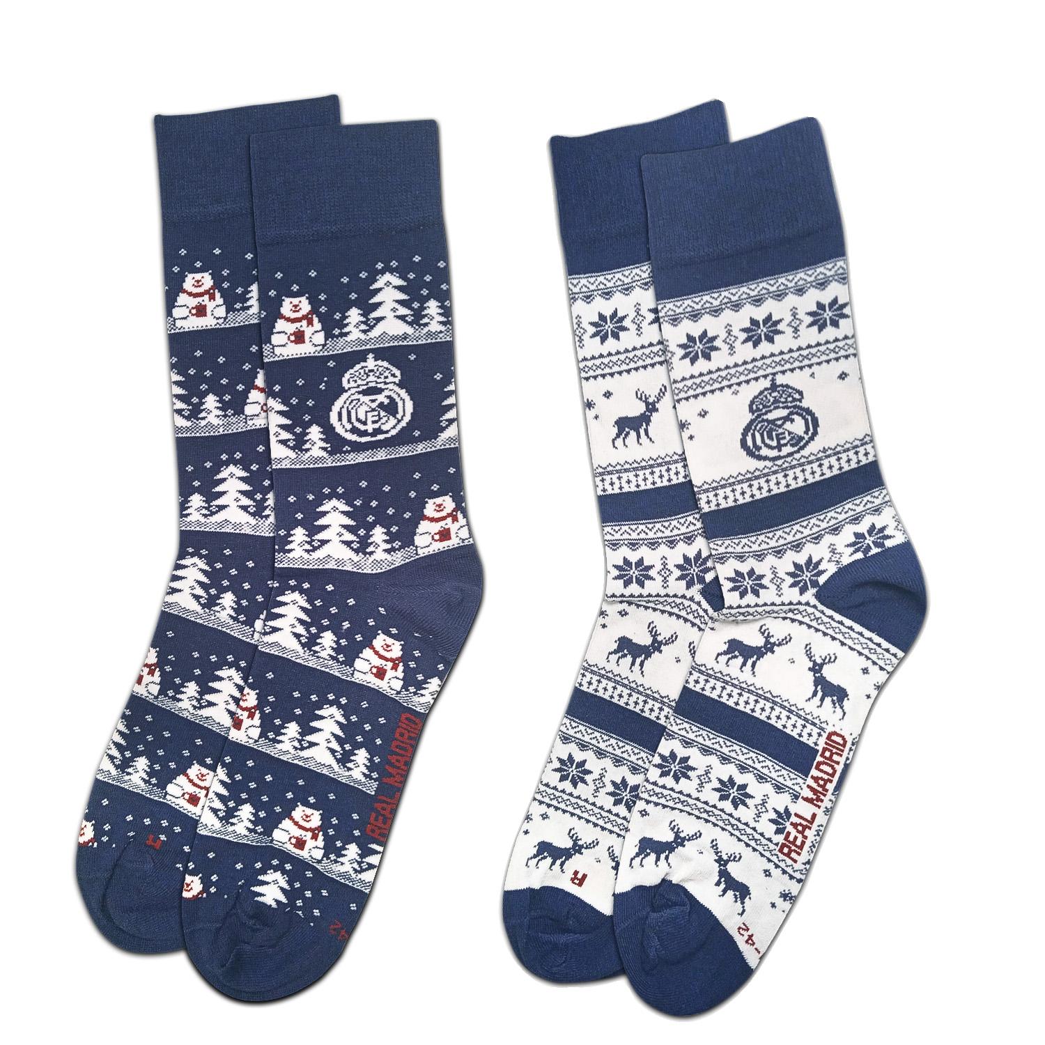 Christmas Socks Real Madrid 2 Pack