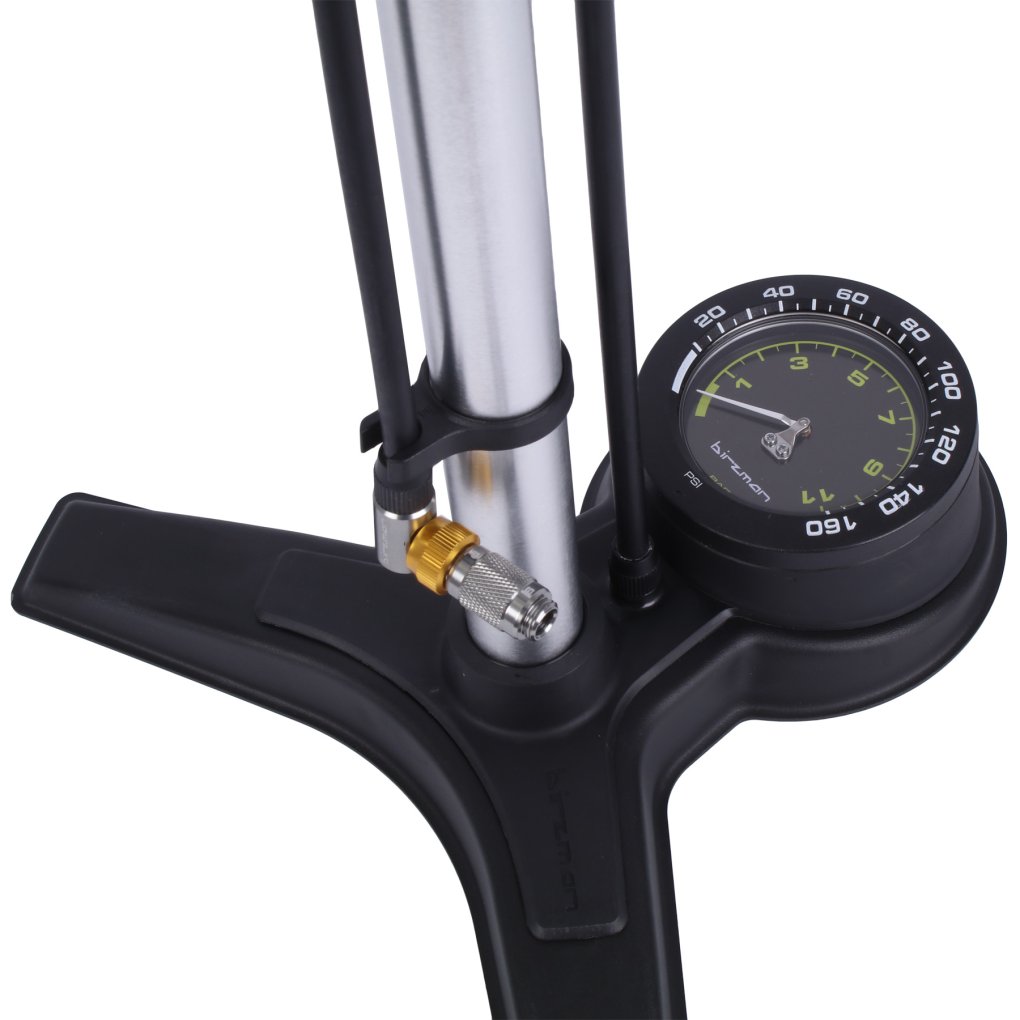 Birzman The Pump Helix II Floor Pump - silver