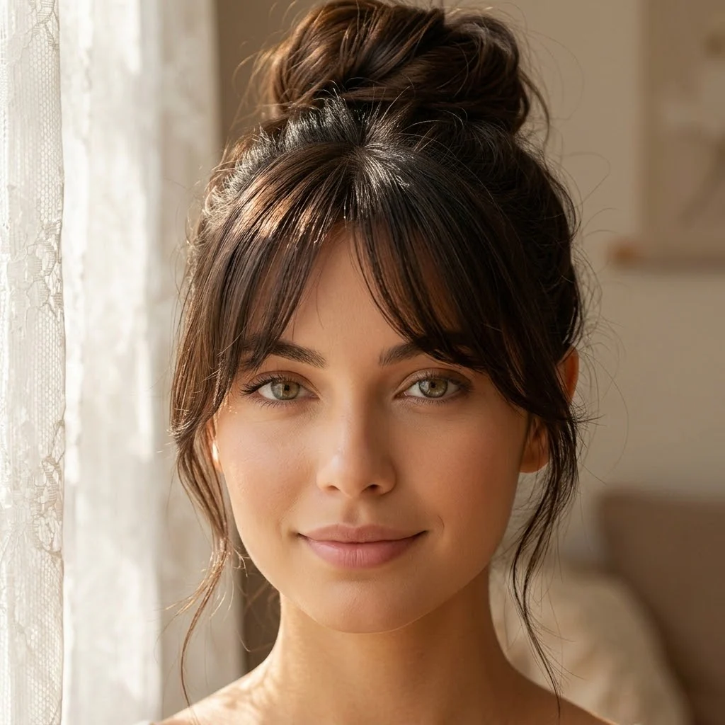 Fringelle -Seamless Clip-In Bangs Topper