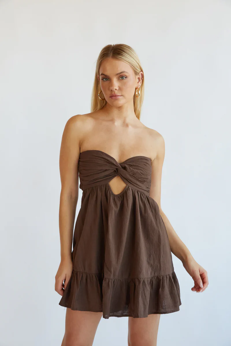 Savannah Twist Front Romper