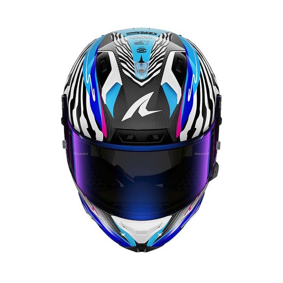 Shark AERON SPEED-FANCY Full Face Helmet - Carbon / WhiteRef: SH1835